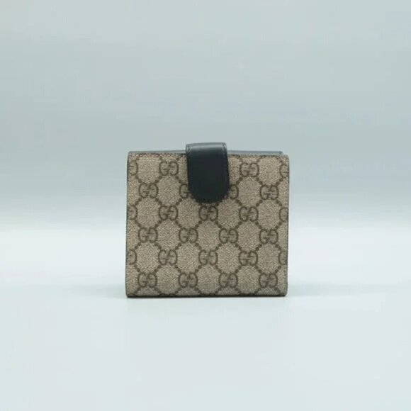100% Authentic GUCCI Brown Canvas Wallet 120-062324 - Picture 2 of 12